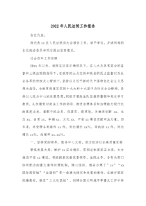 2022年人民法院工作報告docx
