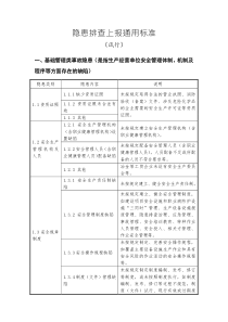 隱患排查上報(bào)通用標(biāo)準(zhǔn)