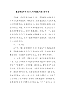 整治群眾身邊不正之風(fēng)和腐敗問(wèn)題工作匯報(bào)