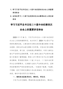 學(xué)習(xí)總書記在二十屆中央紀(jì)委四次全會上的重要講話體會19